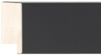 Ref B30 – 34mm wide flat matt black picture frame Short Image