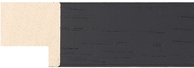 Ref B35  – 22mm Black wood stained frame Short Image