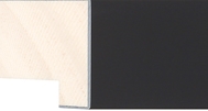 Ref B36  – 30mm square matt black painted frame Short Image