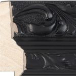 B47 - 75mm  Wide black ornate picture frame