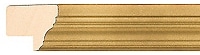 Ref G531 – 19mm modern gold distressed frame Short Image