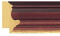 Ref DW334 – 45mm A beautifully profiled frame in a dark mahogany stain. Short Image