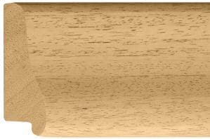 Ref Bw421 – 68mm wide curved pale wood frame Short Image