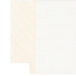 Ref W113 - 53mm wide white stain finished frame