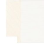 Ref W113 - 53mm wide white stain finished frame