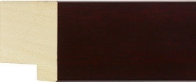 DW302 – 39mm wide dark red Mahogany picture frame Short Image