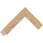 Ref BW408 – 34mm wide classic flat solid oak frame Chevron