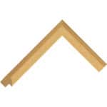 Ref BW429 – 23mm Natural dome profile solid oak frame. Chevron