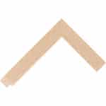 Ref BW430 – 27mm Natural finish solid oak flat frame. Chevron