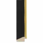 Ref B15 – 49mm wide Black/Gold sloped frame Long Image