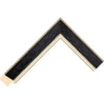 Ref B17 – 30mm wide Italian ebony frame Long Image
