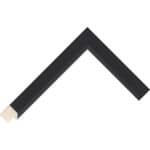 Ref B25 – 23mm wide painted matt black frame Chevron