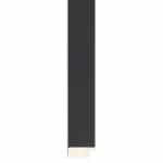 Ref B30 – 34mm wide flat matt black picture frame Long Image