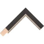 Ref B32 – 29mm wide Dark grey/black picture frame Long Image