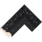 B47 – 75mm  Wide black ornate picture frame Long Image
