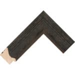B50 – 47mm wide mottled black designer picture frame Long Image