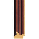 Ref DW338 – 56mm An elegant dark wood scooped frame. Long Image