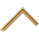 G522 – 28mm wide light gold curved picture frame Chevron