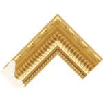 Ref G535 – 79mm brighter ornate gold frame Chevron