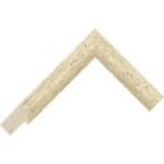 W128 – 26mm wide distressed cream picture frame Chevron