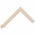 WC137 – 20mm wide cream stained picture frame Chevron