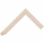 WC137 - 20mm wide cream stained picture frame 1