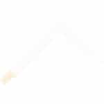 Ref W140 – 20mm A narrow gloss white frame Chevron