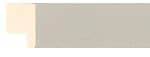 Ref GR02 - 18mm Modern light grey frame revealing wood grain. 1