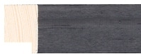 Ref GR08 – 30mm A modern dark charcoal frame showing wood grain. Short Image